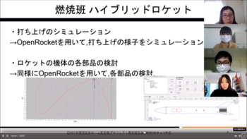2021年度DERC Rocket PJ発表風景